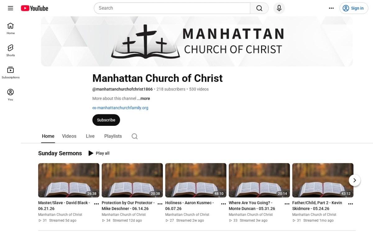Manhattan Church of Christ