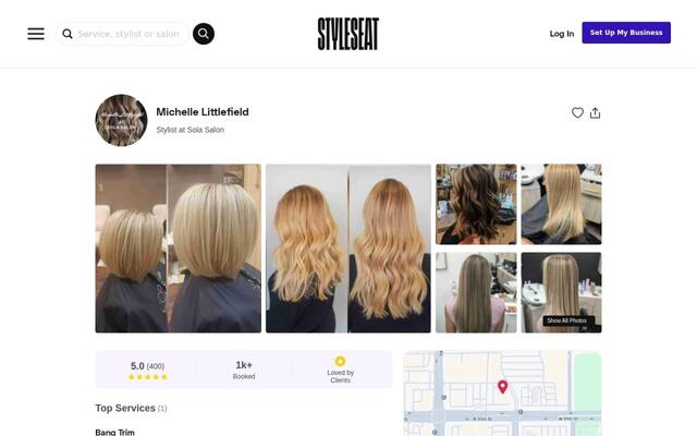 Christine Littlefield at Sola Salon