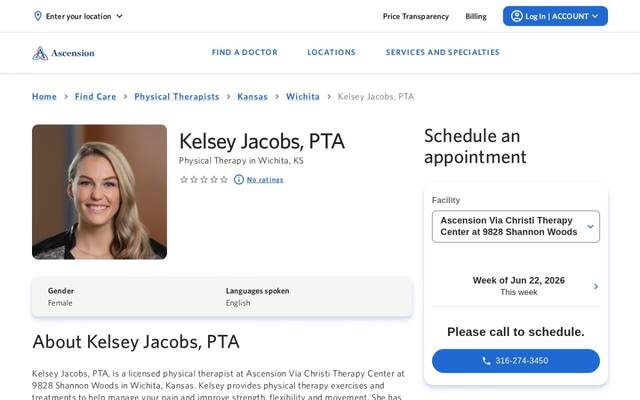 Kelsey Jacobs, PTA