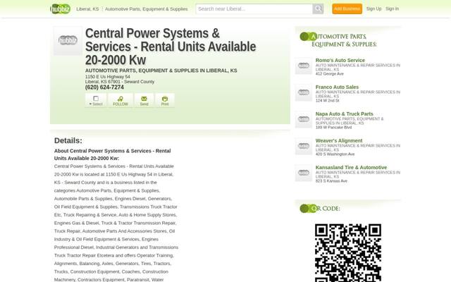 Central Power Systems & Services Inc.