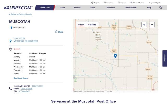 Muscotah Post Office