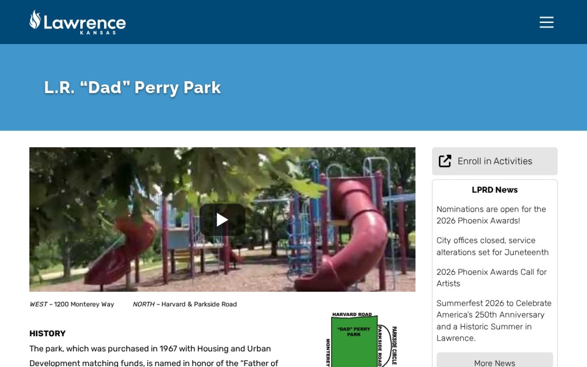 "Dad" Perry Park
