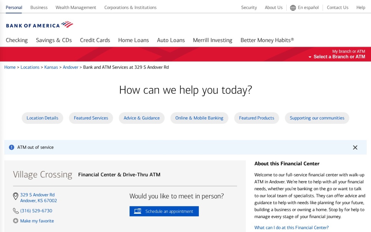 Bank of America Financial Center