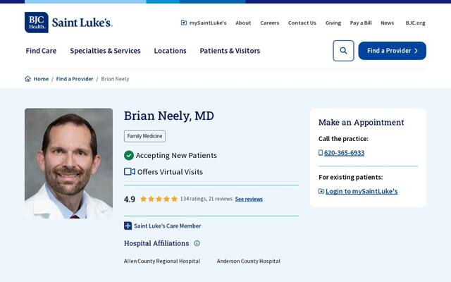 Brian S Neely, MD