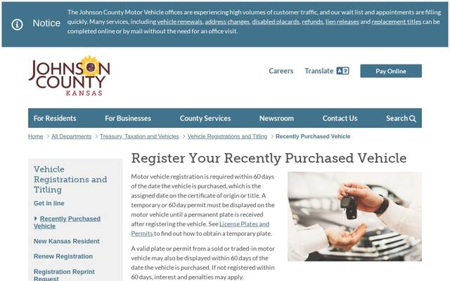 Johnson County Motor Vehicle