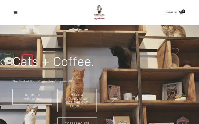 Whiskers Cat Cafe and Coffeehouse