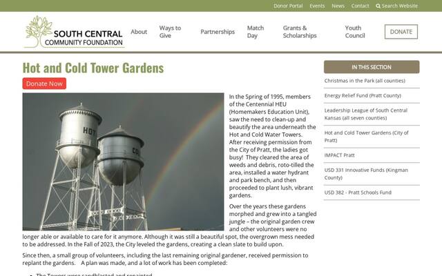 Hot and Cold Water Towers