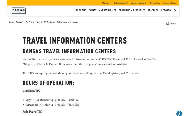 Kansas Travel Information Center