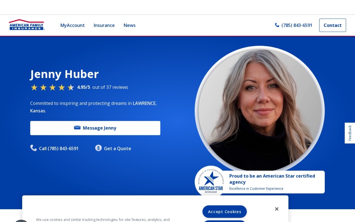 Jenny Huber - American Family Insurance Agent
