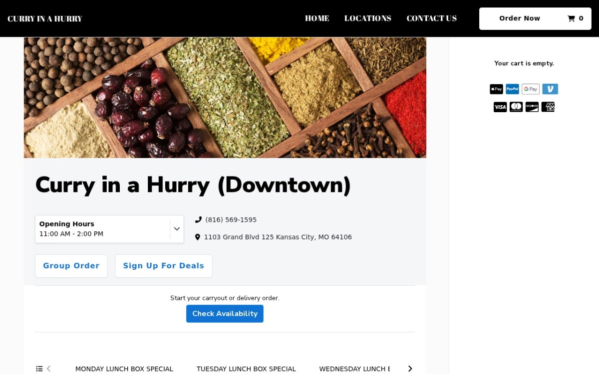 Curry in a Hurry