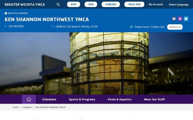 Ken Shannon NORTHWEST Branch - Greater Wichita YMCA