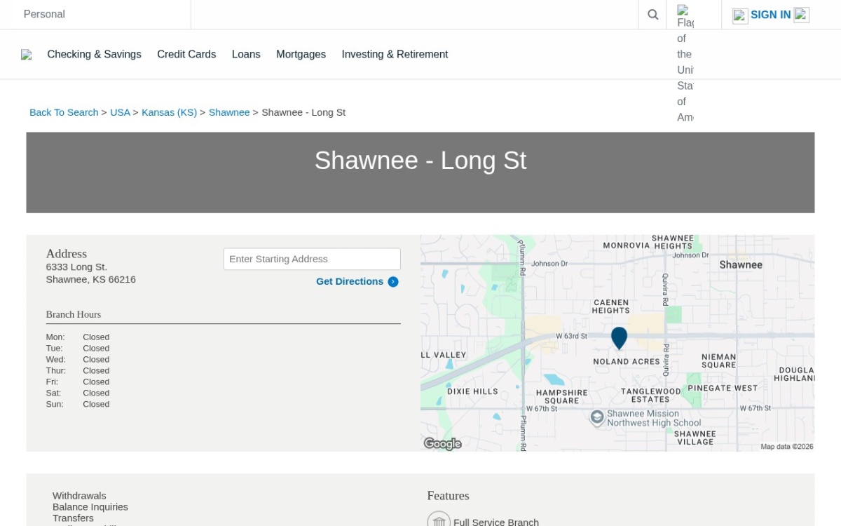 Shawnee - Long St