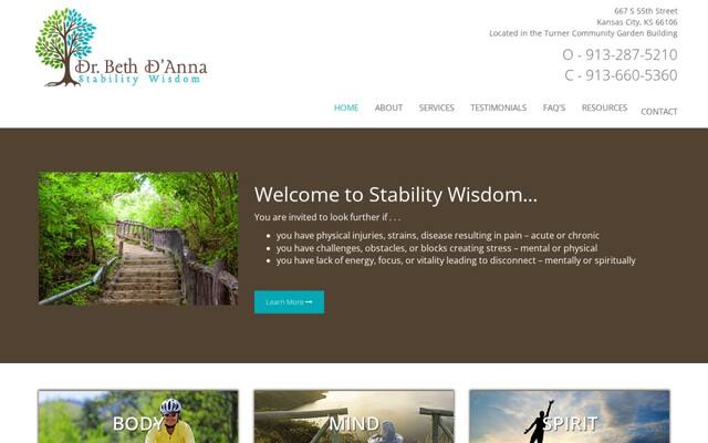 Dr. Beth D'Anna / Stability Wisdom Chiropractor