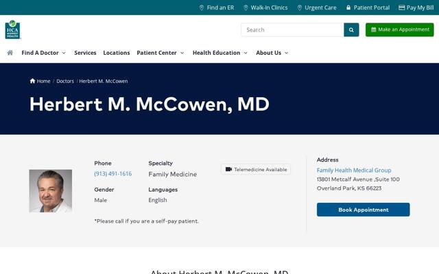 Herbert McCowen, MD