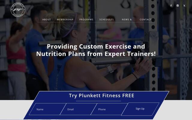 Plunkett Fitness Personal Training
