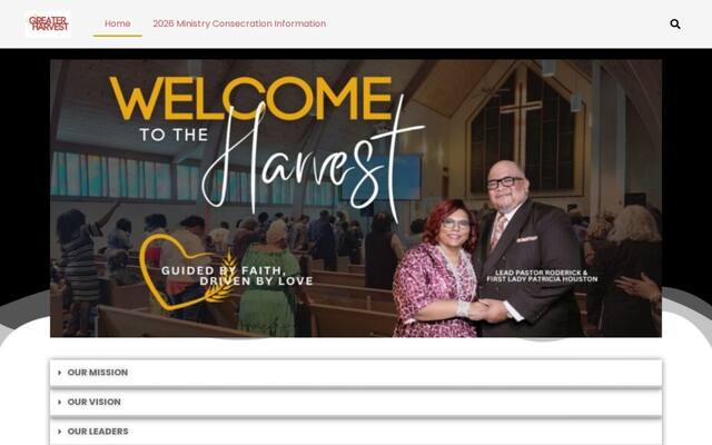 Greater Harvest Tabernacle Christian Fellowship