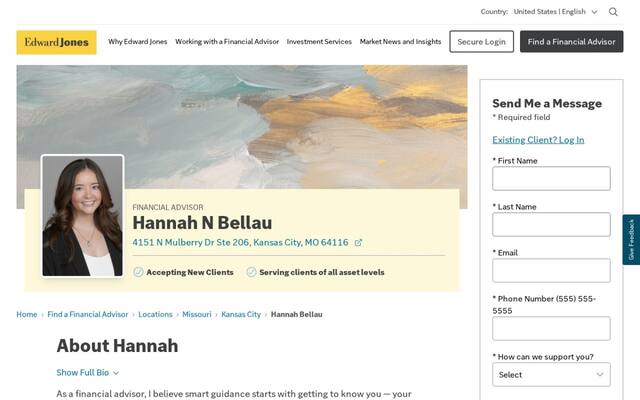 Hannah N Bellau