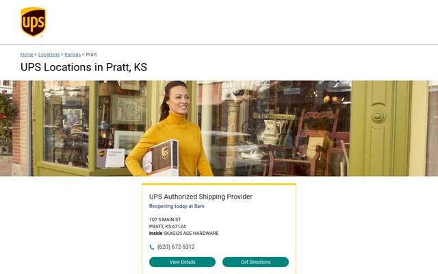 UPS Access Point location
