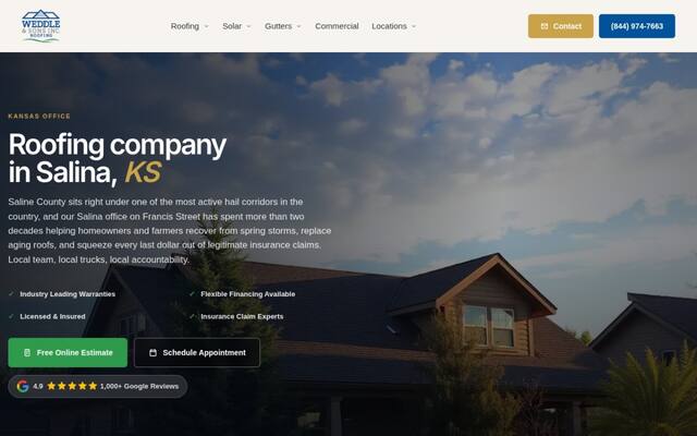 Weddle and Sons Roofing of Salina