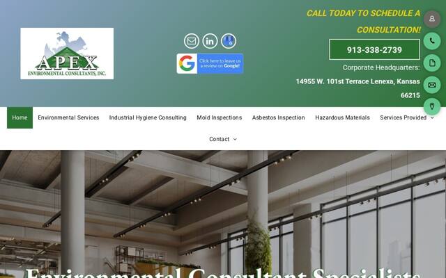 Apex Environmental Consultants Inc