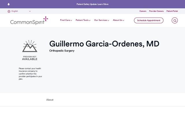 Guillermo Garcia-Ordenes, MD