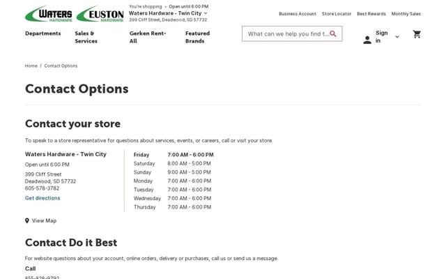 Waters Hardware