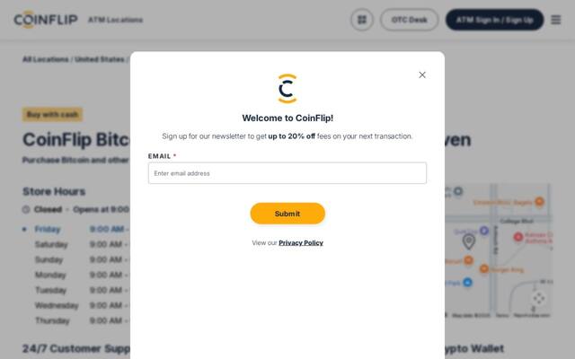 CoinFlip Bitcoin ATM - Vapor Maven (Overland Park)