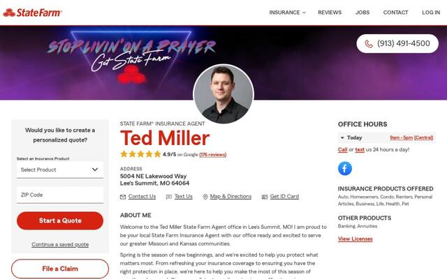 Ted Miller - State Farm Insurance Agent