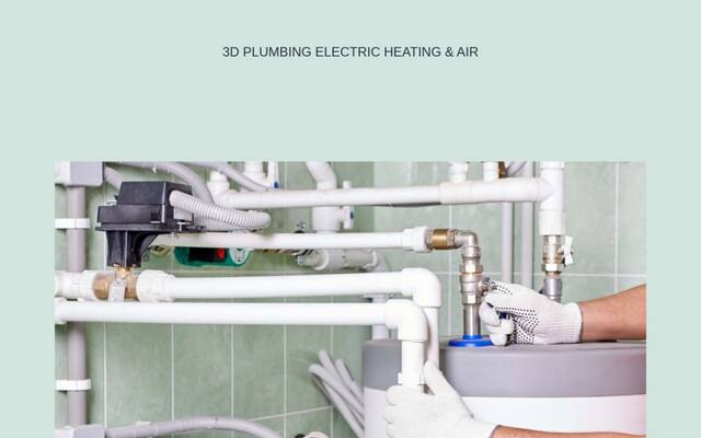 3D Plumbing - Electric - Heating & Air