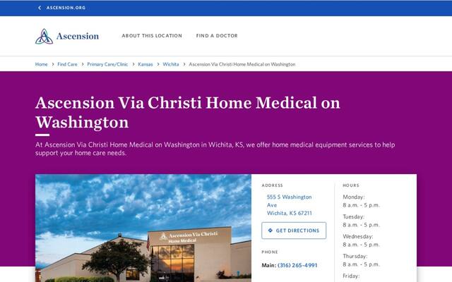 Ascension Via Christi Home Medical in Wichita