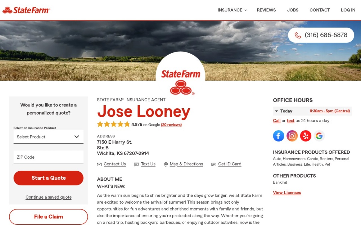 Jose Looney - State Farm Insurance Agent