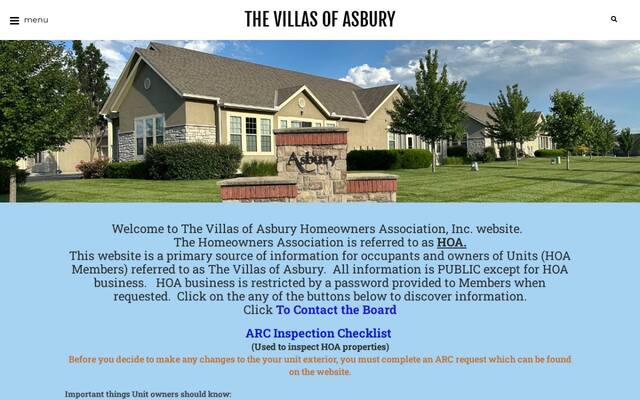 Asbury Villas Homes Association