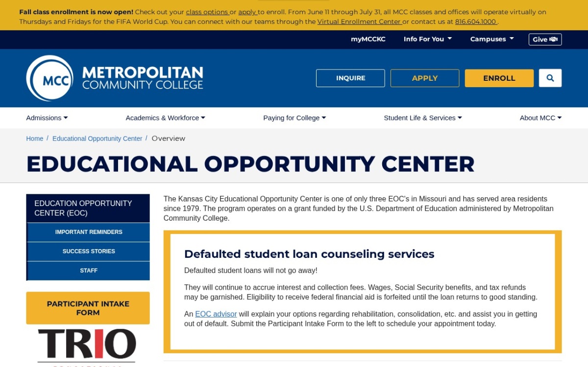 Educational Opportunity Center