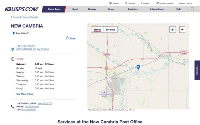 New Cambria Post Office