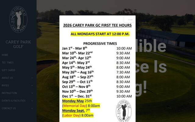 Carey Park Golf Course