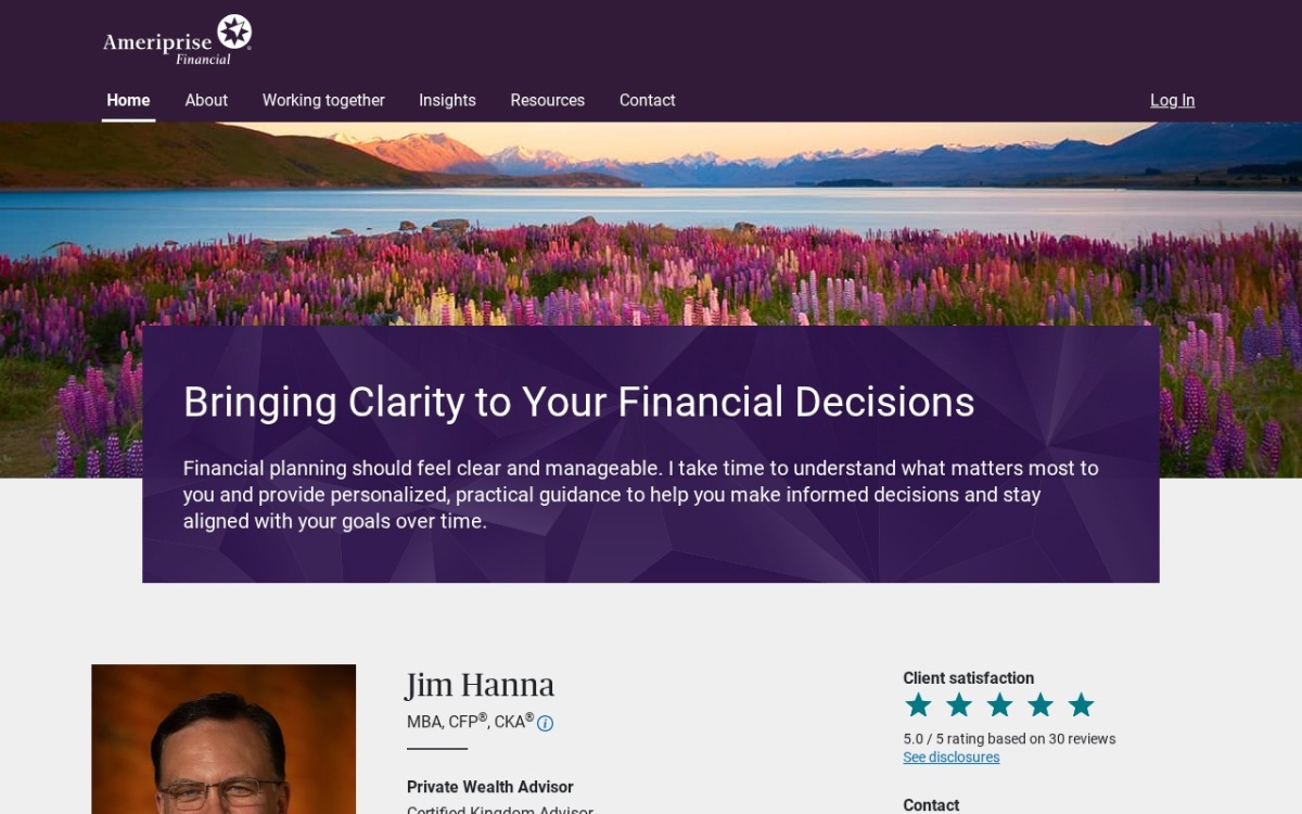Jim Hanna - Ameriprise Financial Services, LLC