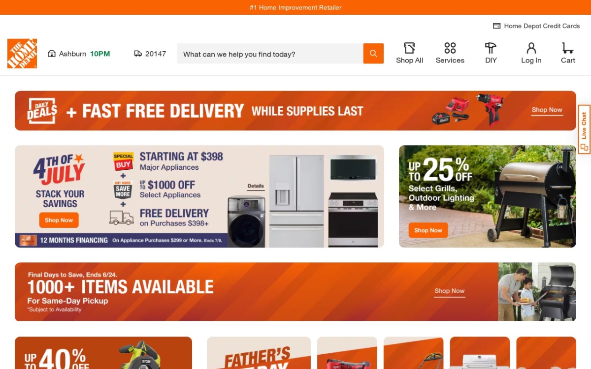 Home Depot Dc