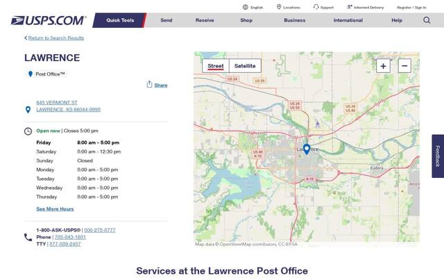 Lawrence Post Office