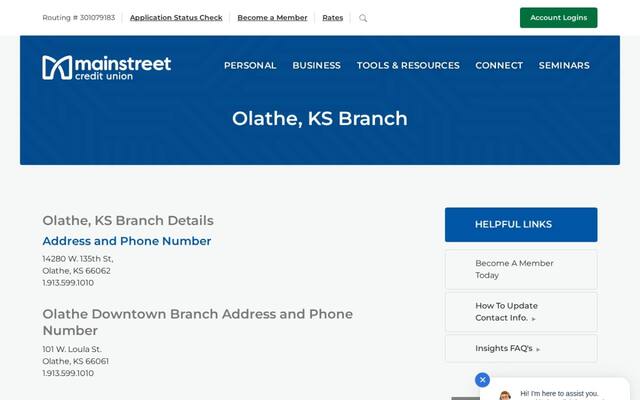 Mainstreet Credit Union