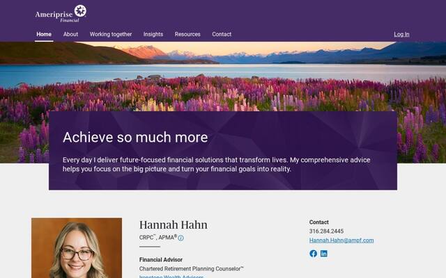 Hannah Hahn - Financial Advisor, Ameriprise Financial Services