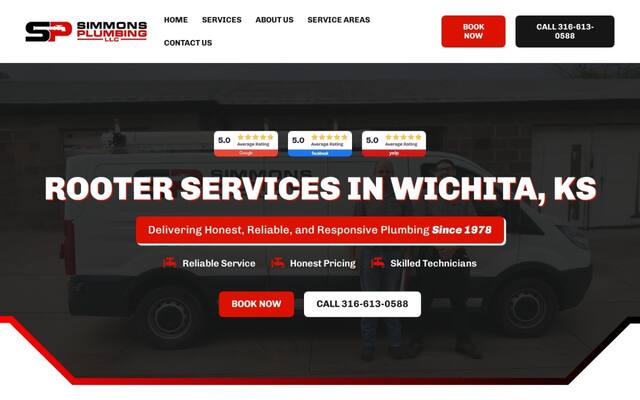 Simmons Plumbing, Water Heater Repair & Drain Cleaning