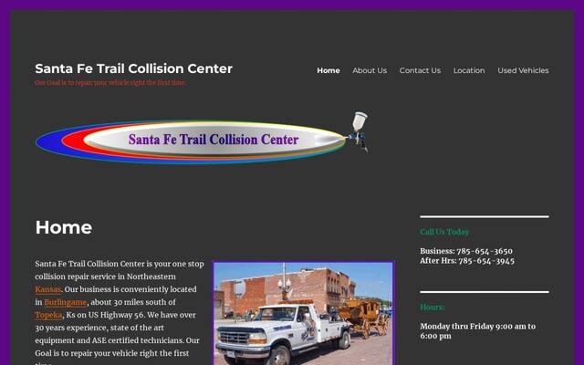 santa fe trail collision
