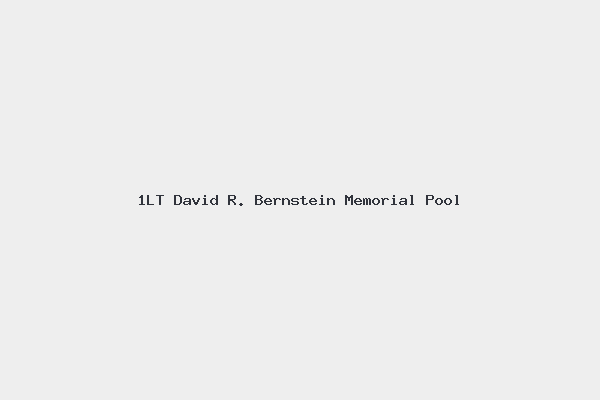 1LT David R. Bernstein Memorial Pool