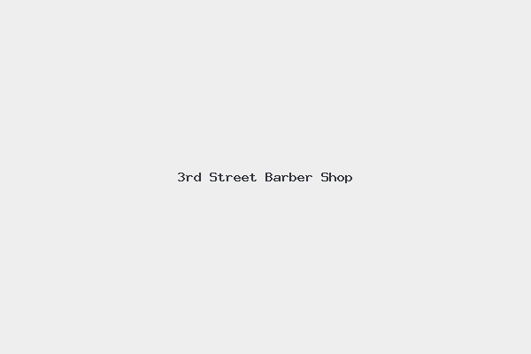 3rd Street Barber Shop