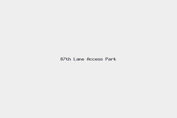 87th Lane Access Park