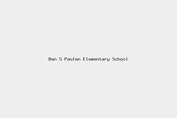 Ben S Paulen Elementary School