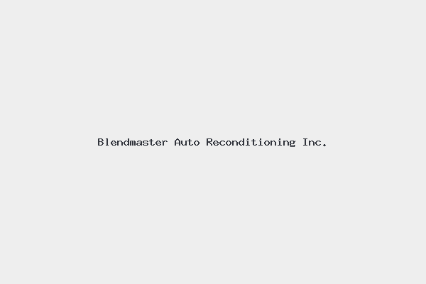 Blendmaster Auto Reconditioning Inc.
