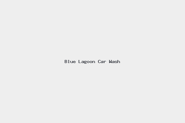 Blue Lagoon Car Wash