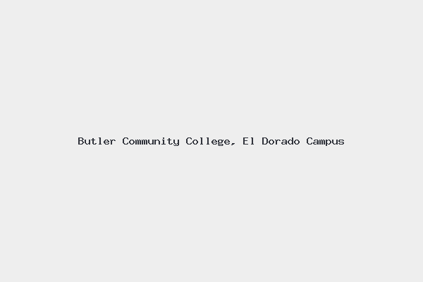 Butler Community College, El Dorado Campus