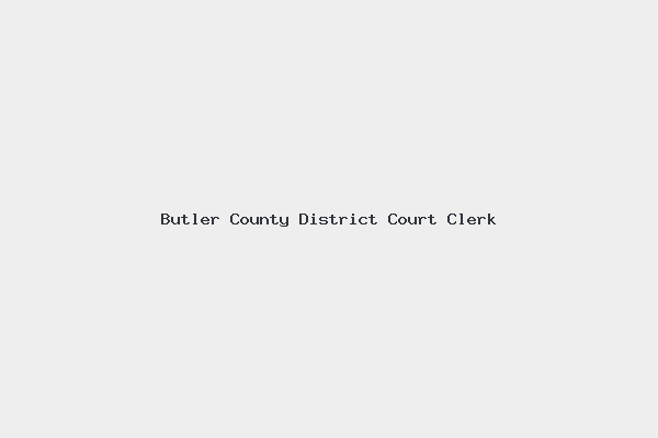 Butler County District Court Clerk